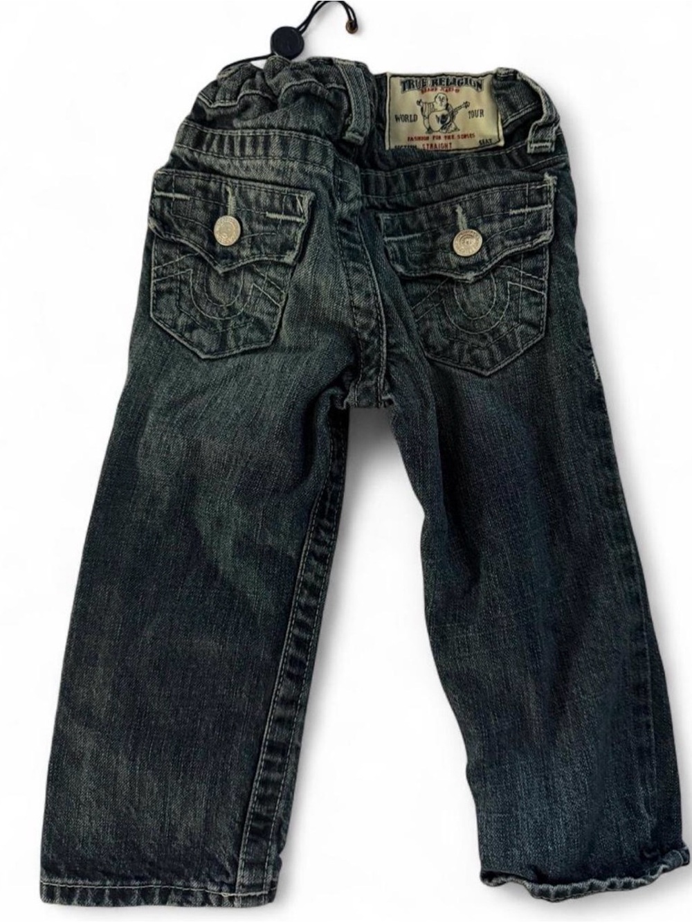 True Religion Kids Black Wash Denim Jeans
